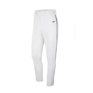 Nike Mens Baseball Pants White Black Select Piped BQ5489-106 NWT L